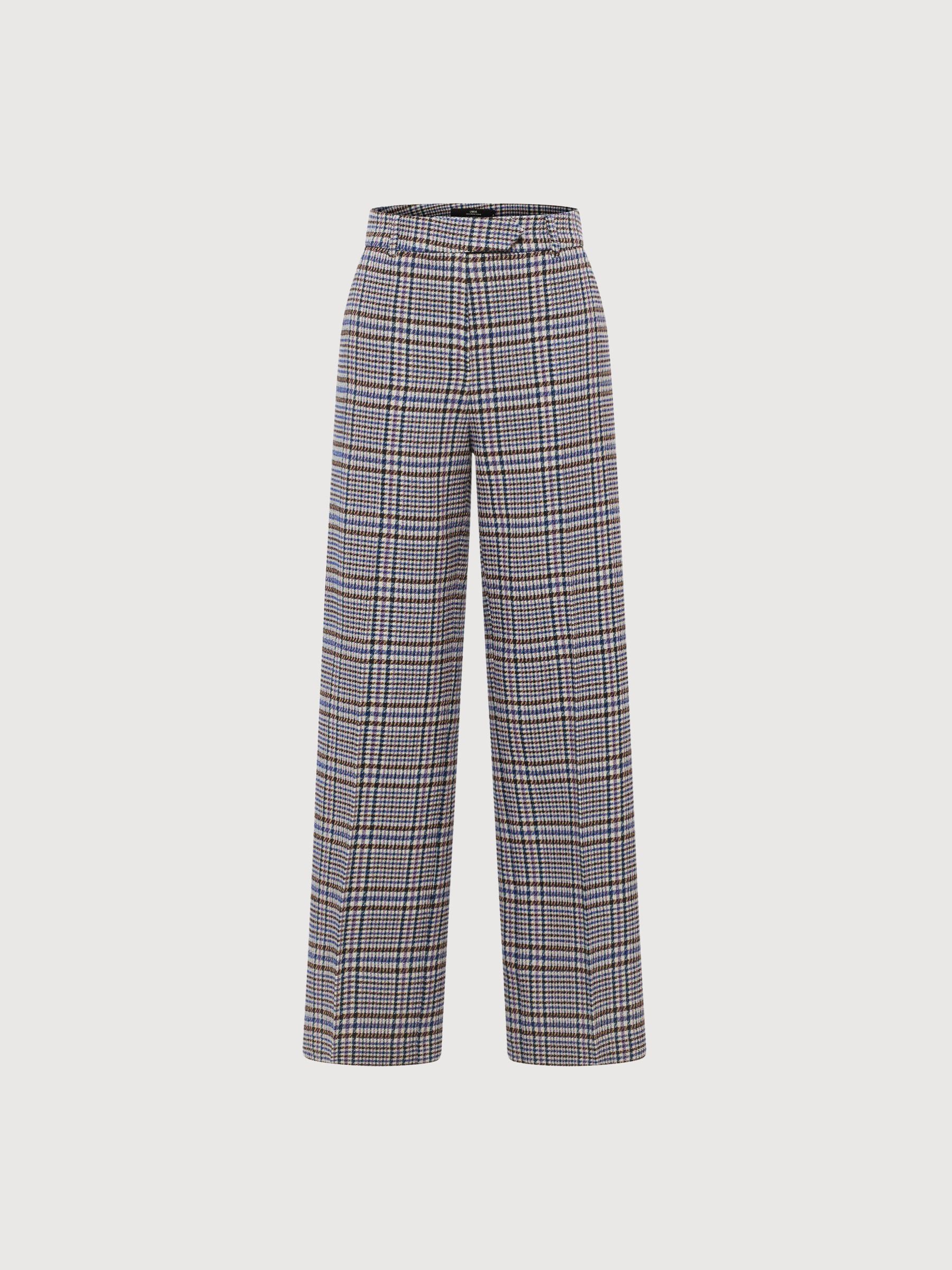 Marlene Trousers Checked Woman | Lanius