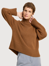 Pullover oversized brown woman | LANIUS