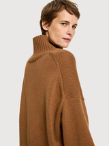 Pullover oversized brown woman | LANIUS