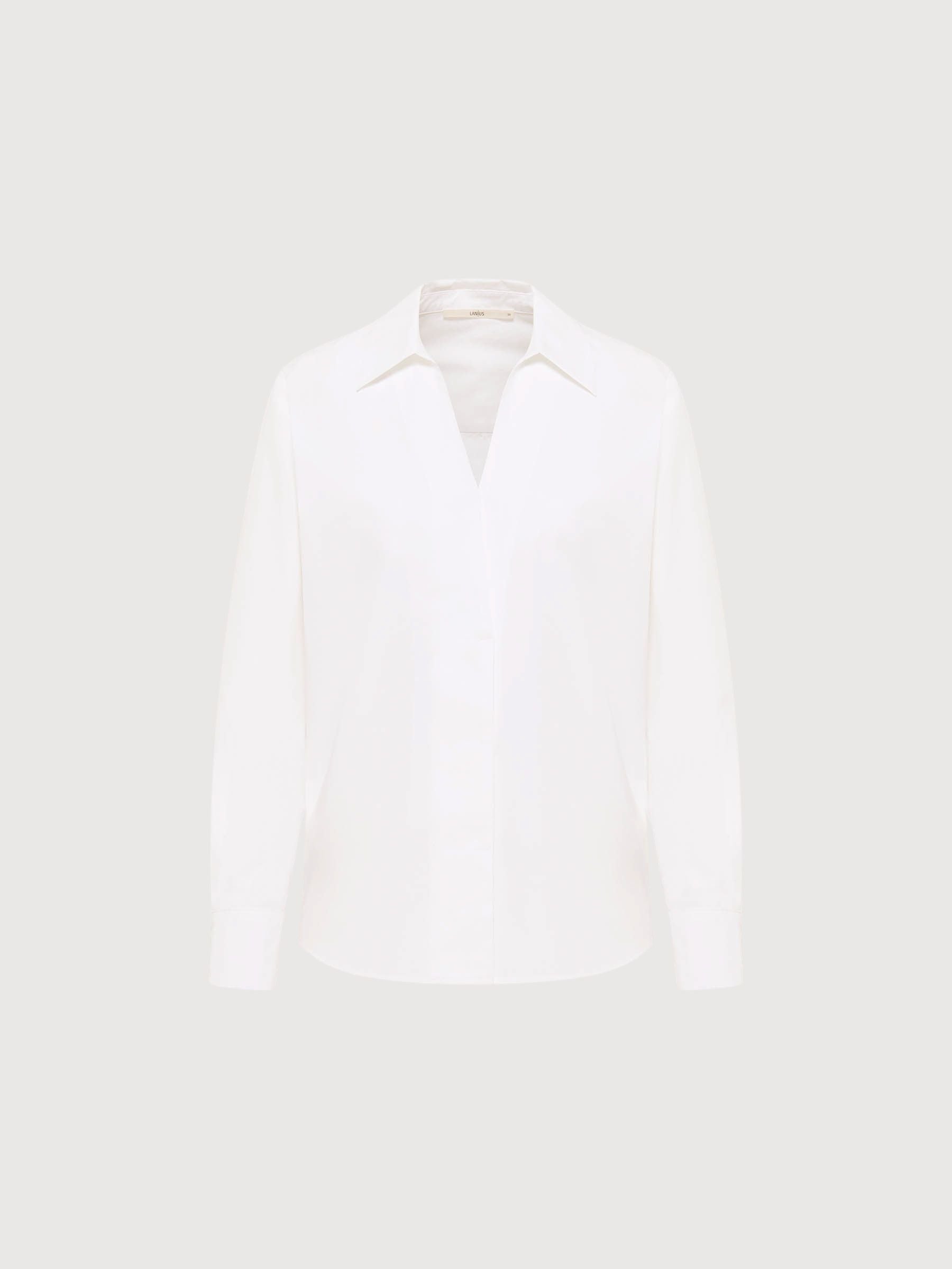 Blouse Bio-Cotton White Woman | Lanius