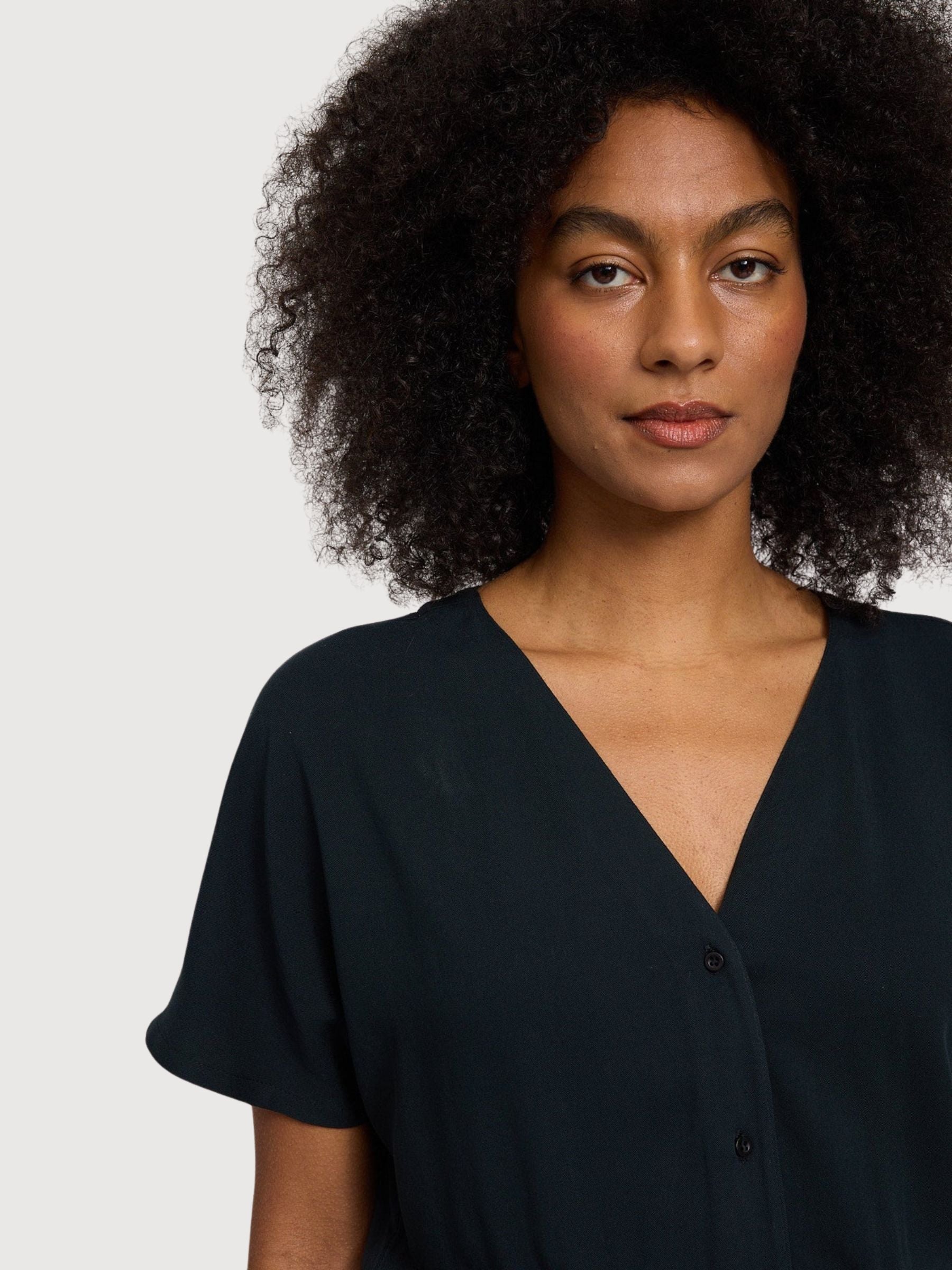 Jumpsuit Viscose Woman Black | Mazine