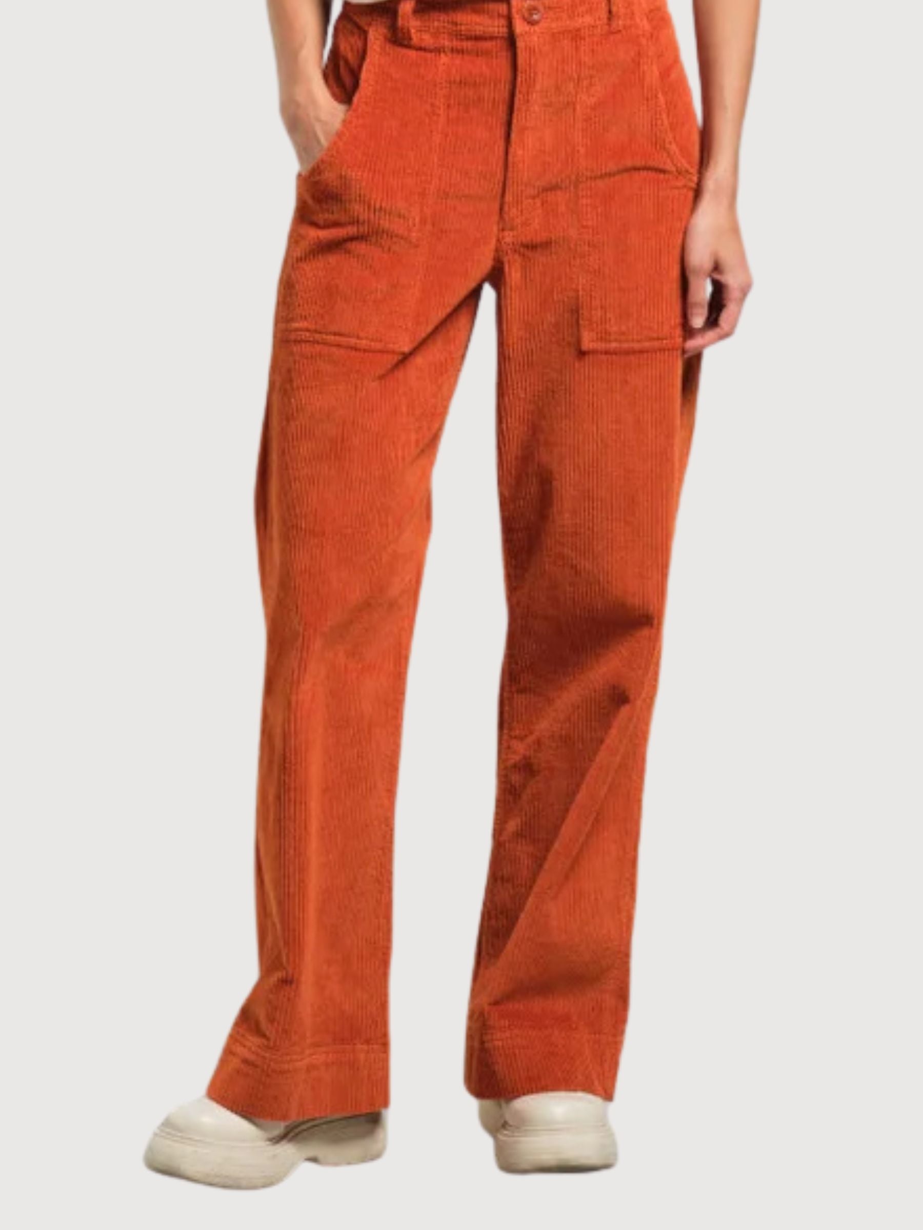 Workwear Pants Vara Corduroy Orange | Dedicated