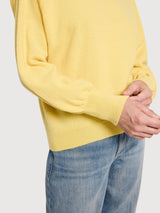 Pullover Round Neck Yellow Woman | Lanius