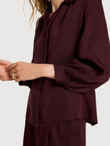 Blouse Tencel Red Woman | Lanius