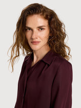 Blouse Tencel Red Woman | Lanius