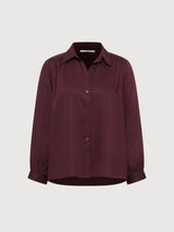 Bluse Tencel Rot Frau | Lanius