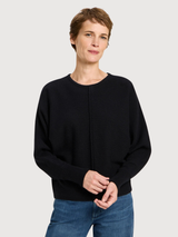 Fledermaus Pullover GOTS Black | Lanius