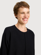 Fledermaus Pullover GOTS Black | Lanius