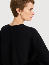 Fledermaus Pullover GOTS Black | Lanius