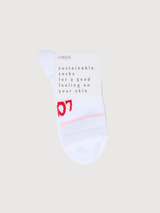 Socks Love White Unisex Cotton | Lanius