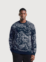 Pullover Mora Mountain Horizon Marine | Dedicated