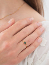 Ring Faithful Aventurine | A Beautiful Story