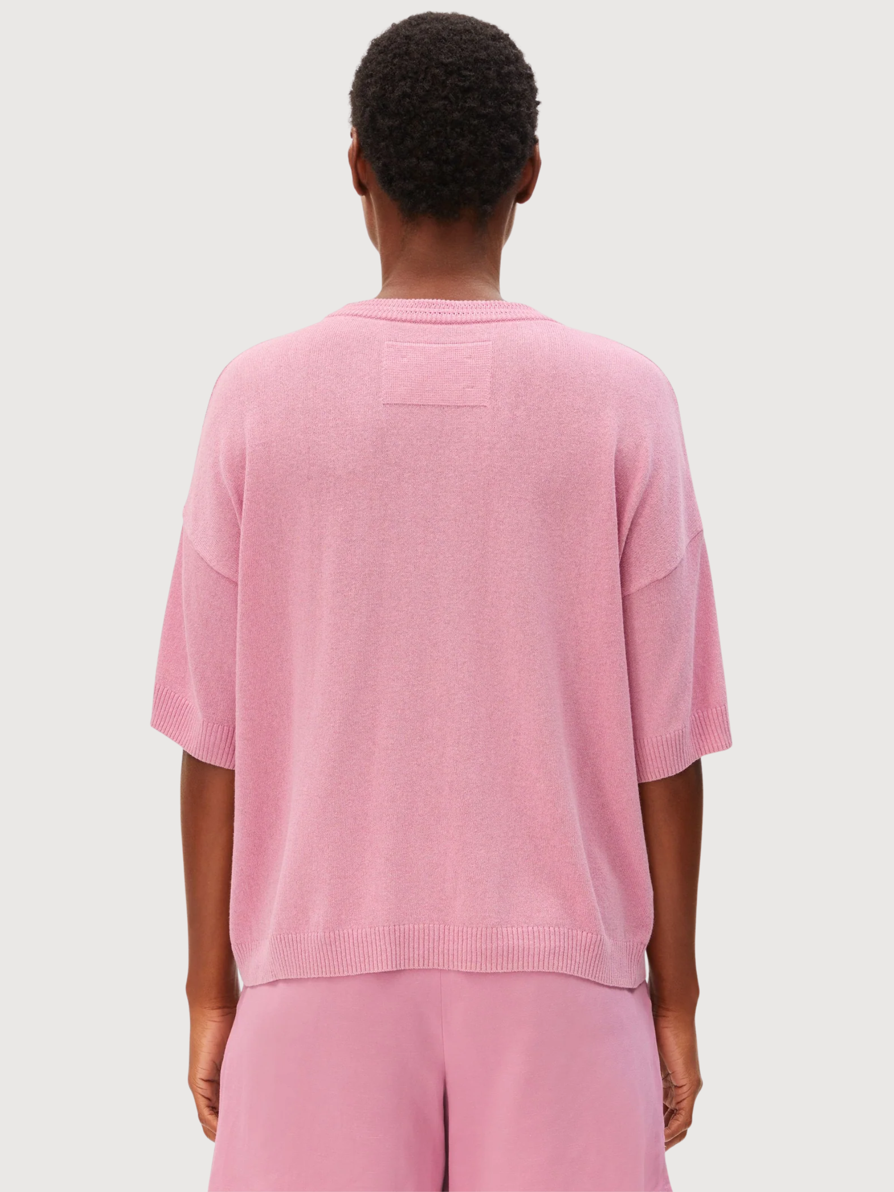 Linen Knit Sweater Washede Berry | Armedangels