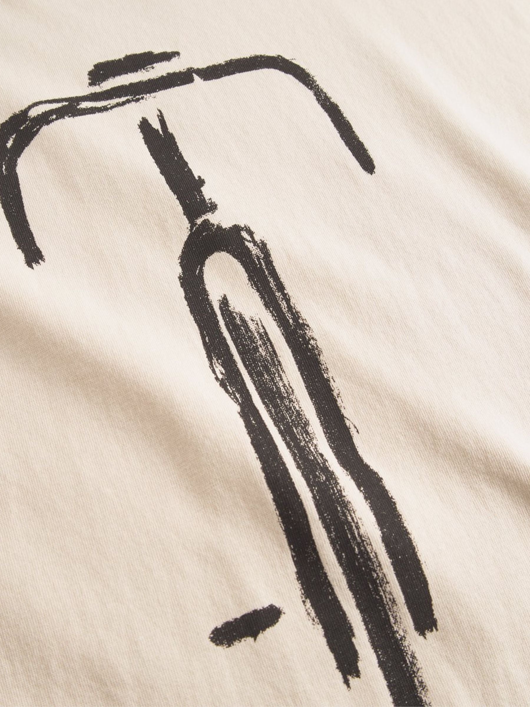T-Shirt Stockholm Bike Fronte Oat | Dedicated