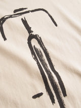 T-Shirt Stockholm Bike Fronte Oat | Dedicated