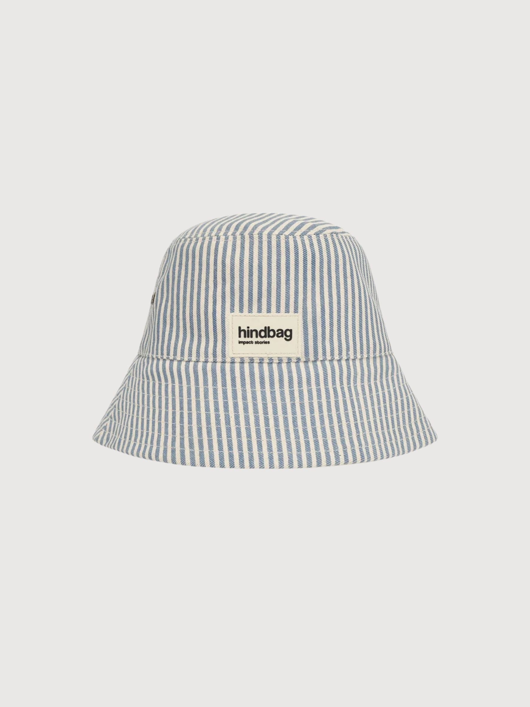 Cappello Bob A Righe Blu | Hindbag