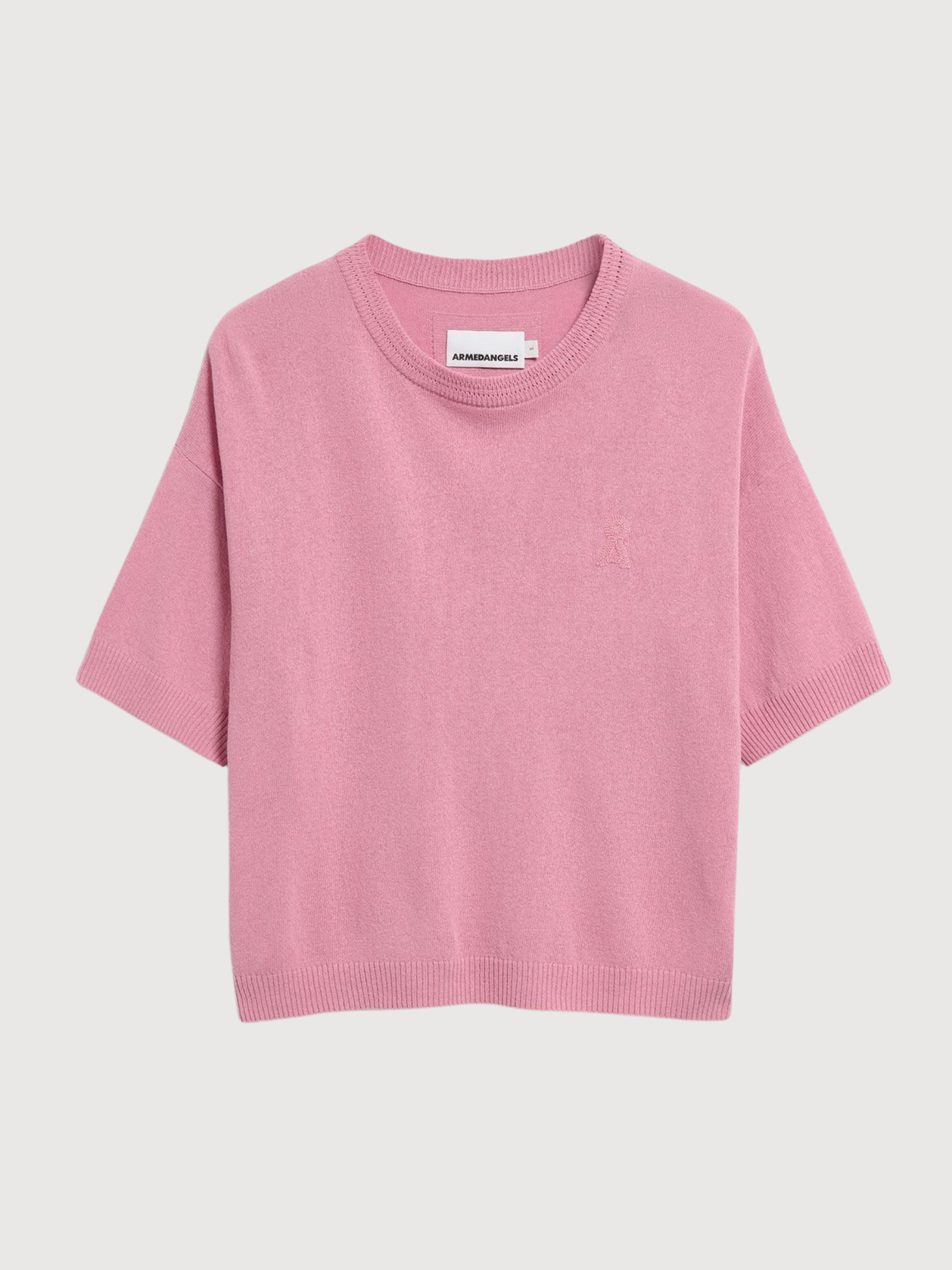 Linen Knit Sweater Washede Berry | Armedangels