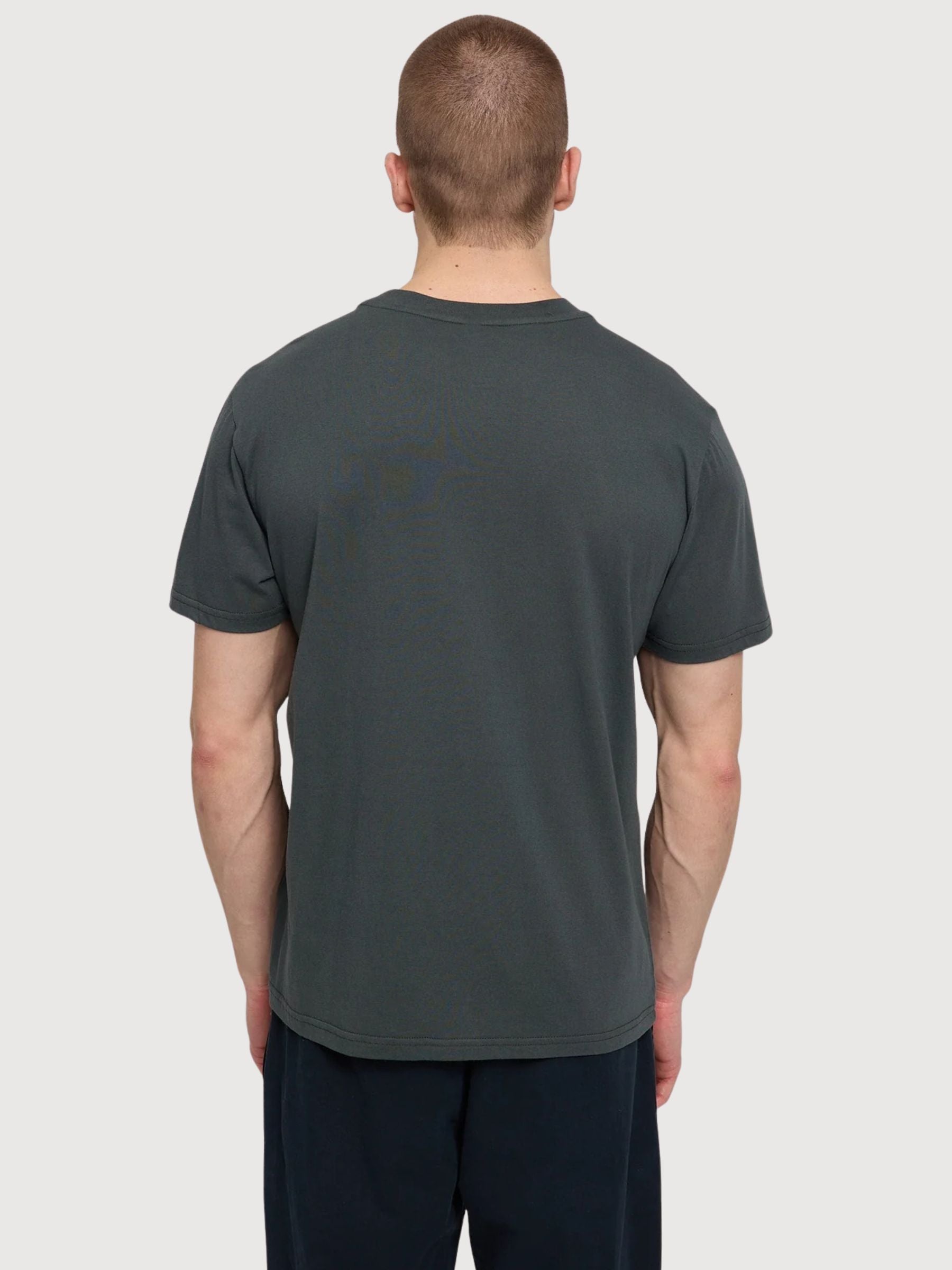 Basic-T-Shirt für Männer mit Flaschenmotiv aus Baumwolle | Mazine