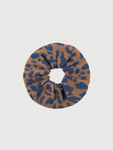 Scrunchie Rib Leopard Light Brown | DEDICATED