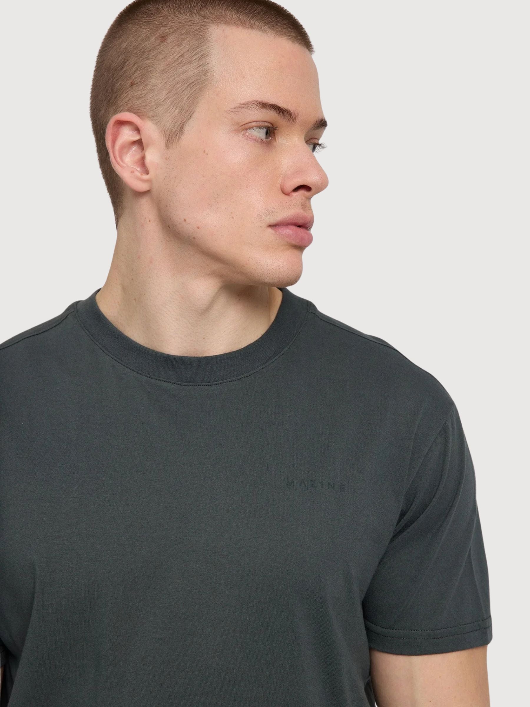 Basic-T-Shirt für Männer mit Flaschenmotiv aus Baumwolle | Mazine