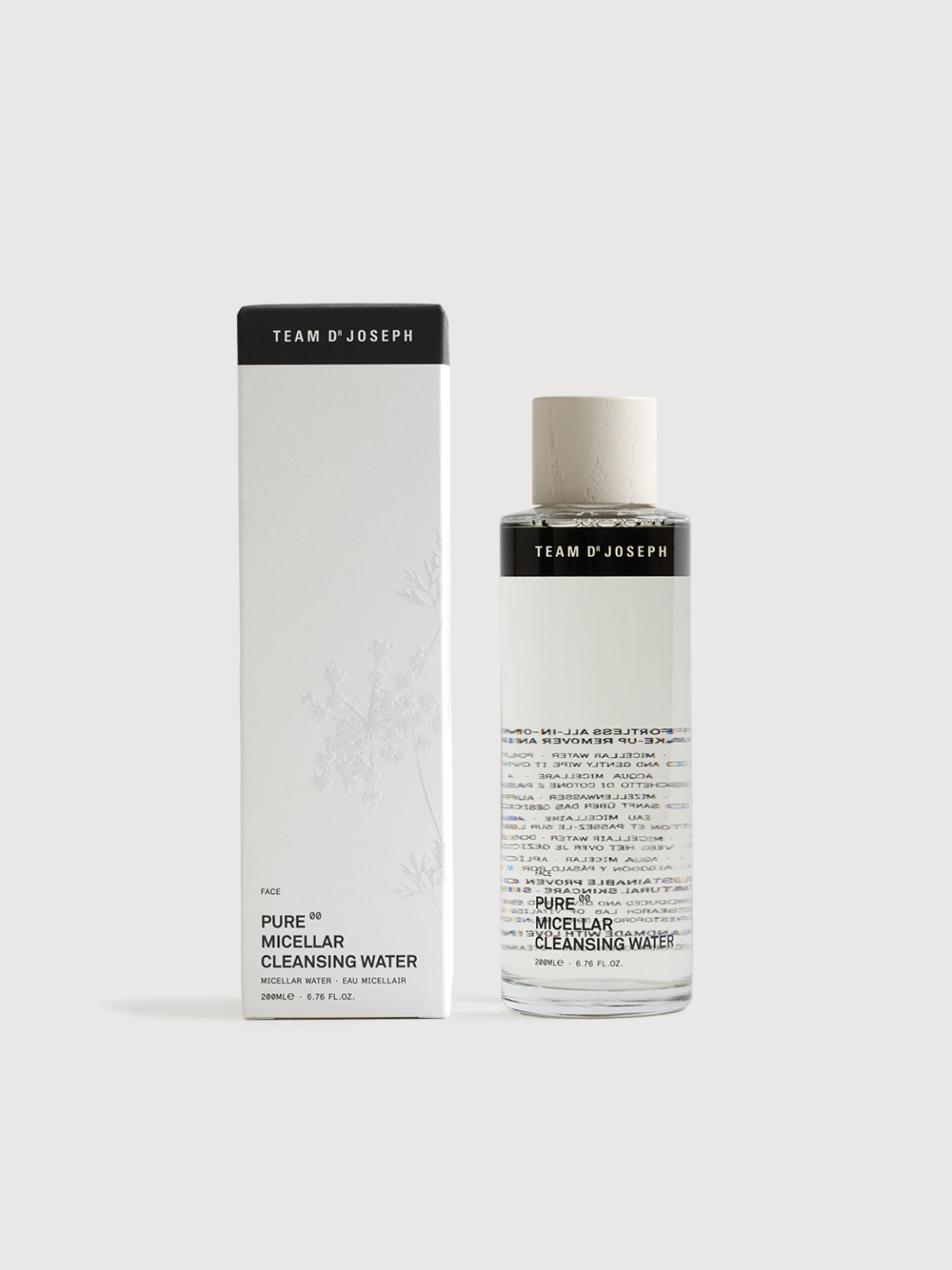 Reines mizellares Reinigungswasser 200 ml I Team Dr. Joseph