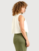 Top Namsos Hemp Offwhite Woman | DEDICATED