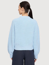 Pullover Chunky Knit Woman Dream Blue | Mazine