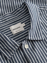 Camicia Brantevik Work Stripe Blu Uomo | Dedicated