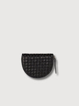 Laura Coin Purse Black Woven Classic | O My Bag
