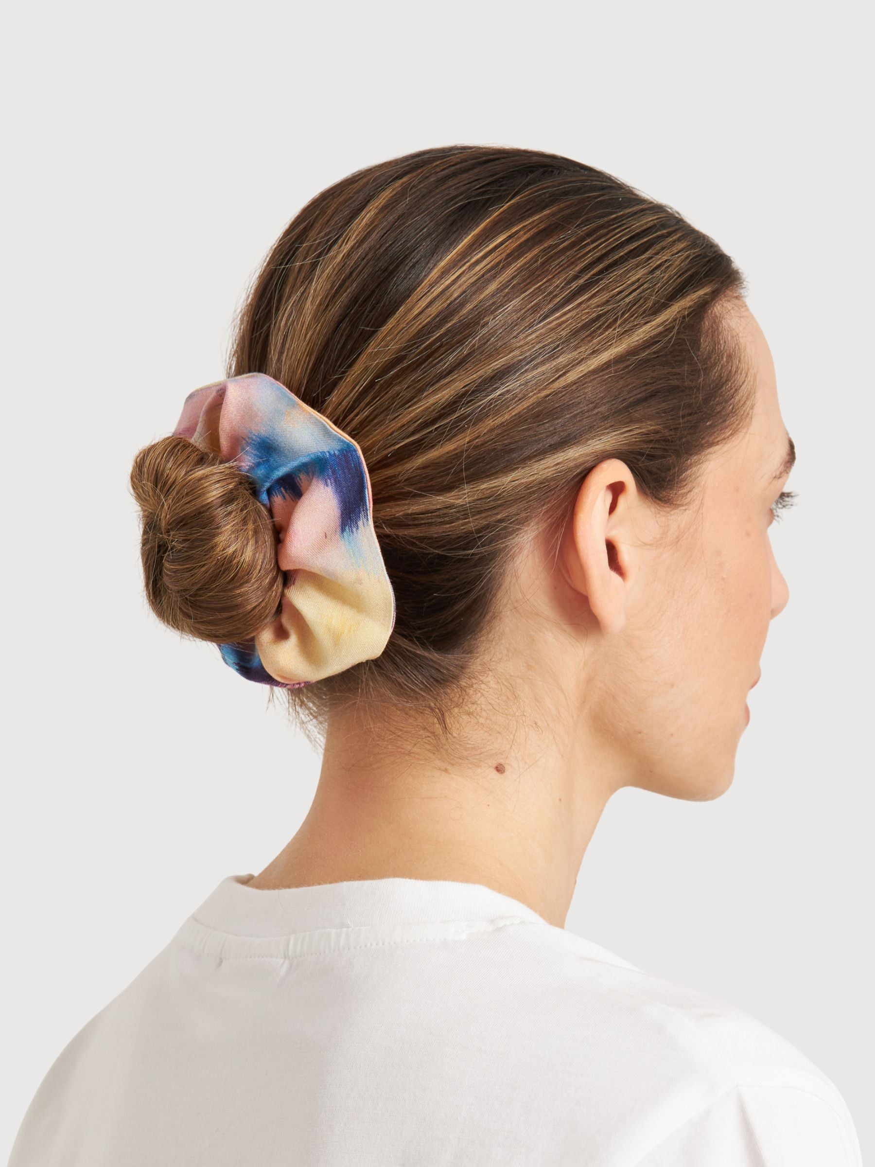 Scrunchie Ikat Field Multi Color | DEDICATED