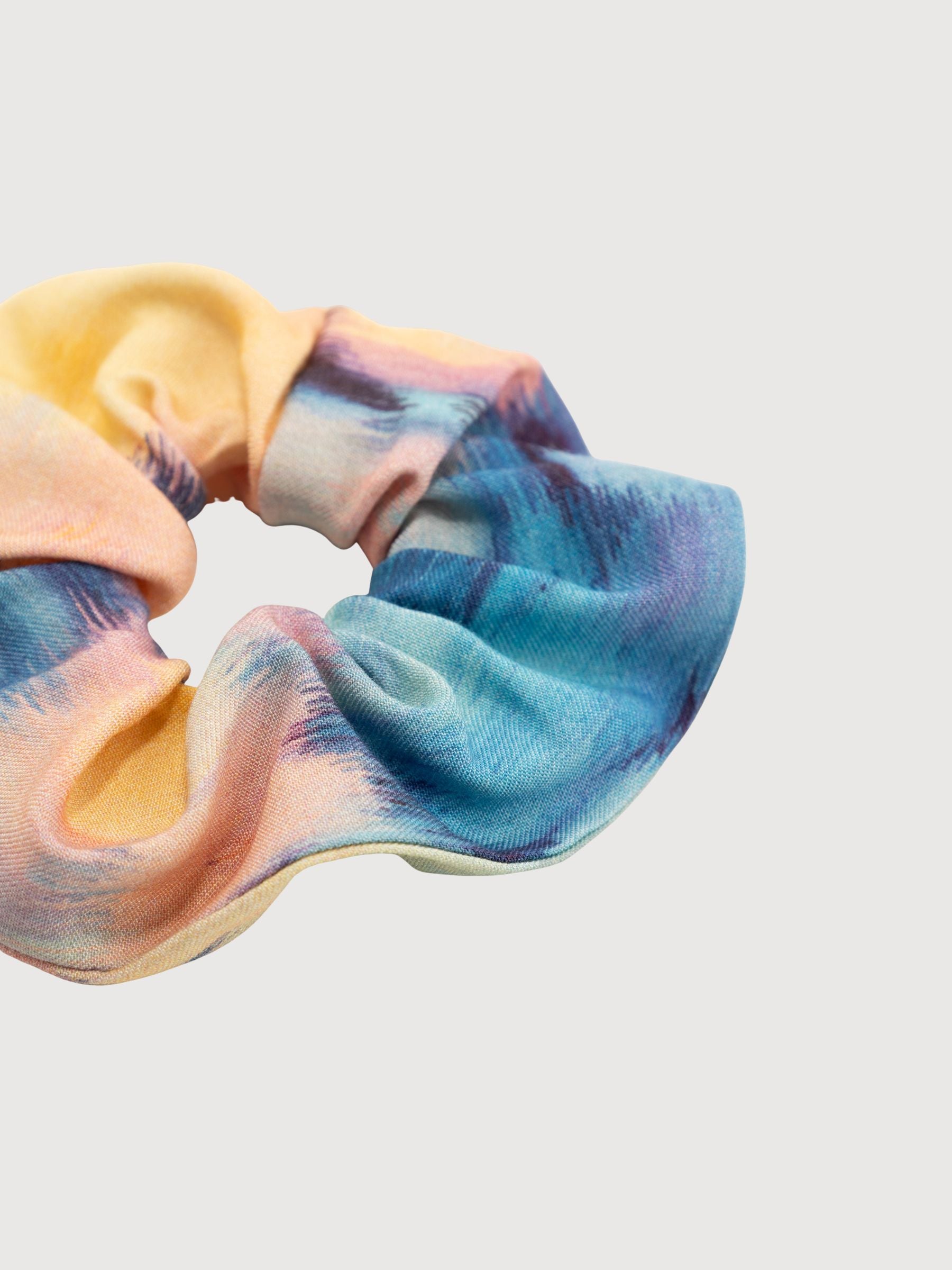 Scrunchie Ikat Field Multi Color | DEDICATED