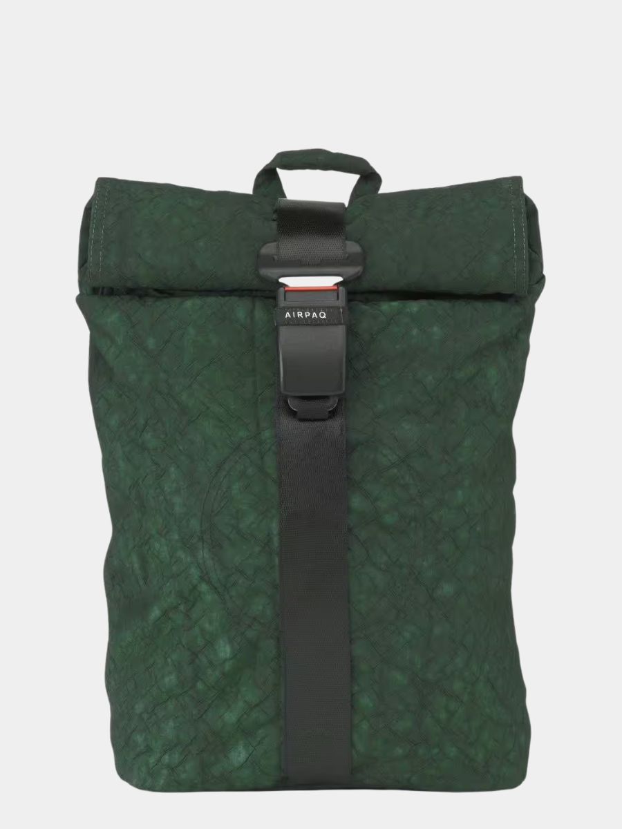 Rucksack mit Rollverschluss, umweltfreundlich, aus recycelten Airbags | Airpaq