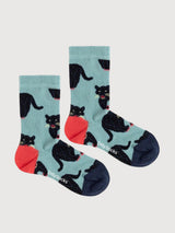Lil Midnight Panther Kid Socks | Dilly socks