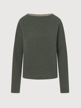 Pullover Nicoletta Wool Dark Green | Stapf