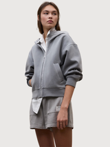 Sweatshirt Arica Woman Ice Grey | Ecoalf