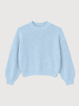 Grobstrickpullover für Damen, Traumblau | Mazine