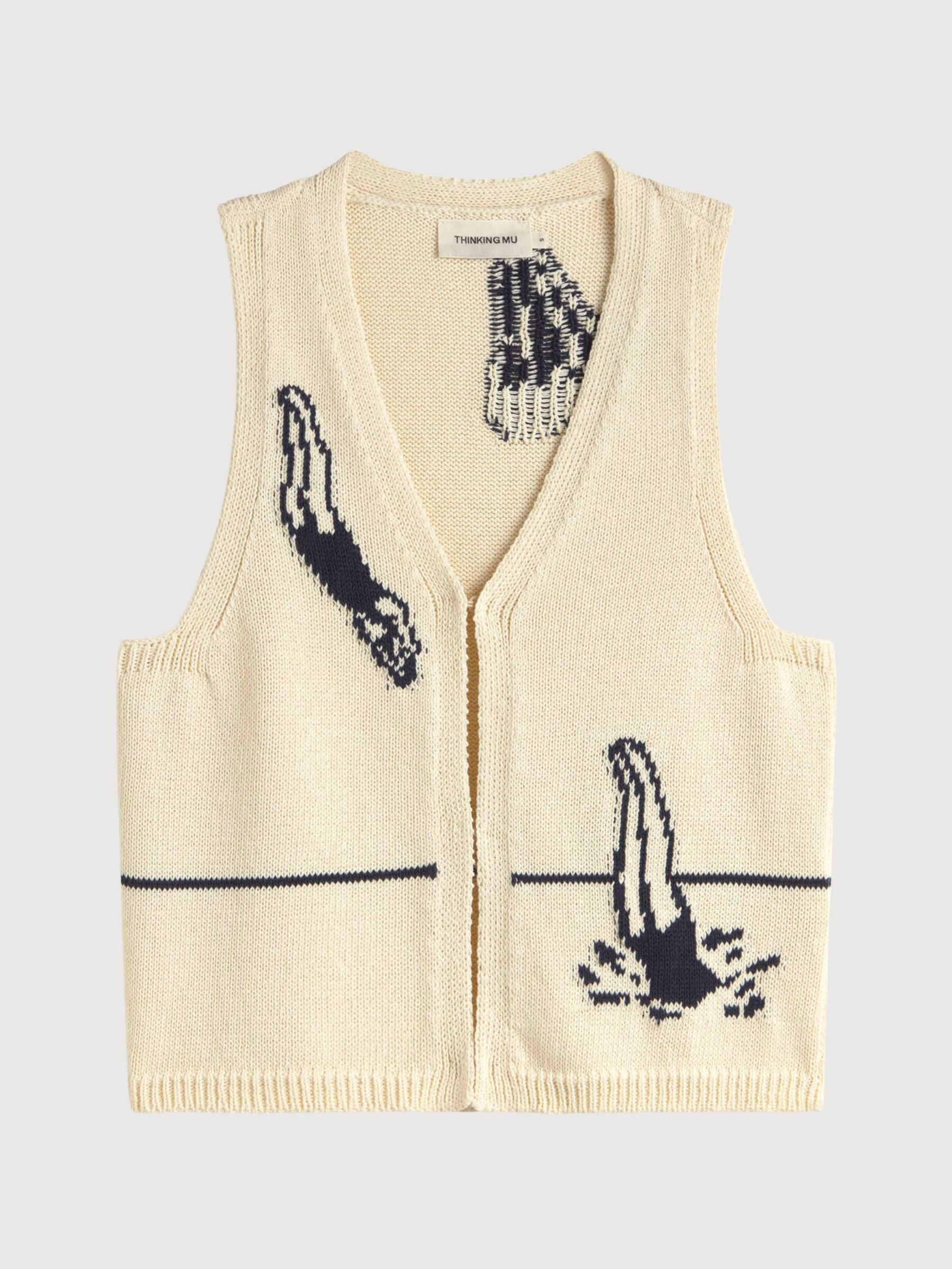 Vest Sweimmers Ecru Robbie Woman | Thinking Mu