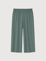 Trouser Wide Leg Viscose Woman Bottle | Mazine