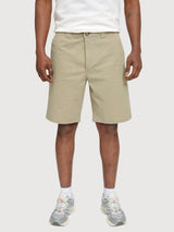Shorts Chino Man Light Khaki Gots Cotton | Mazine