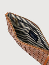 Bag Lexi Cognac Woven Leather | O My Bag
