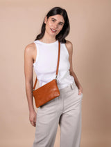 Bag Lexi Cognac Woven Leather | O My Bag