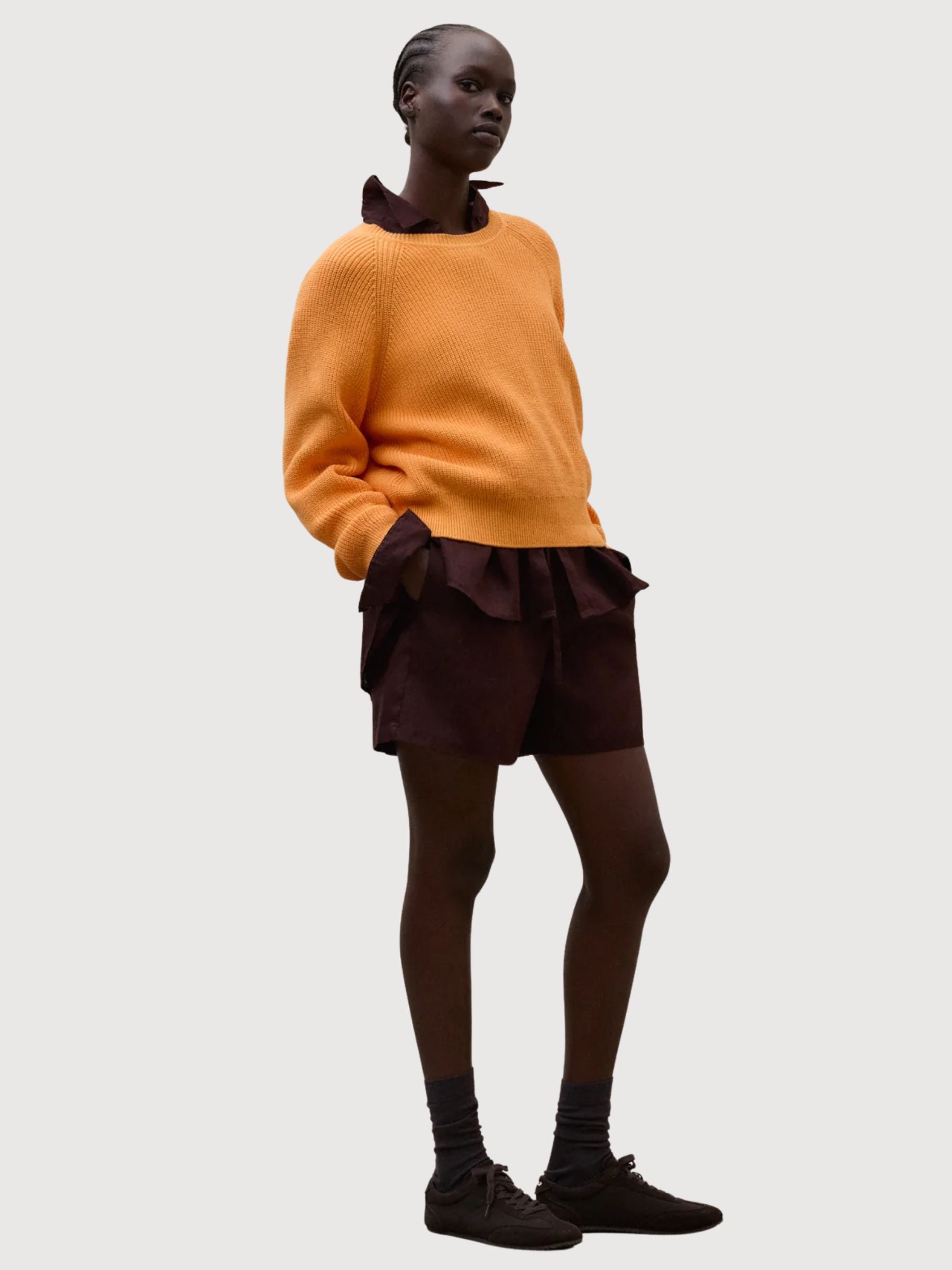 NONI KNIT WOMAN Mandarino | Ecoalf