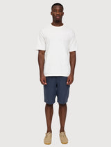 Shorts Regular Linen Man Ink Blue | Mazine