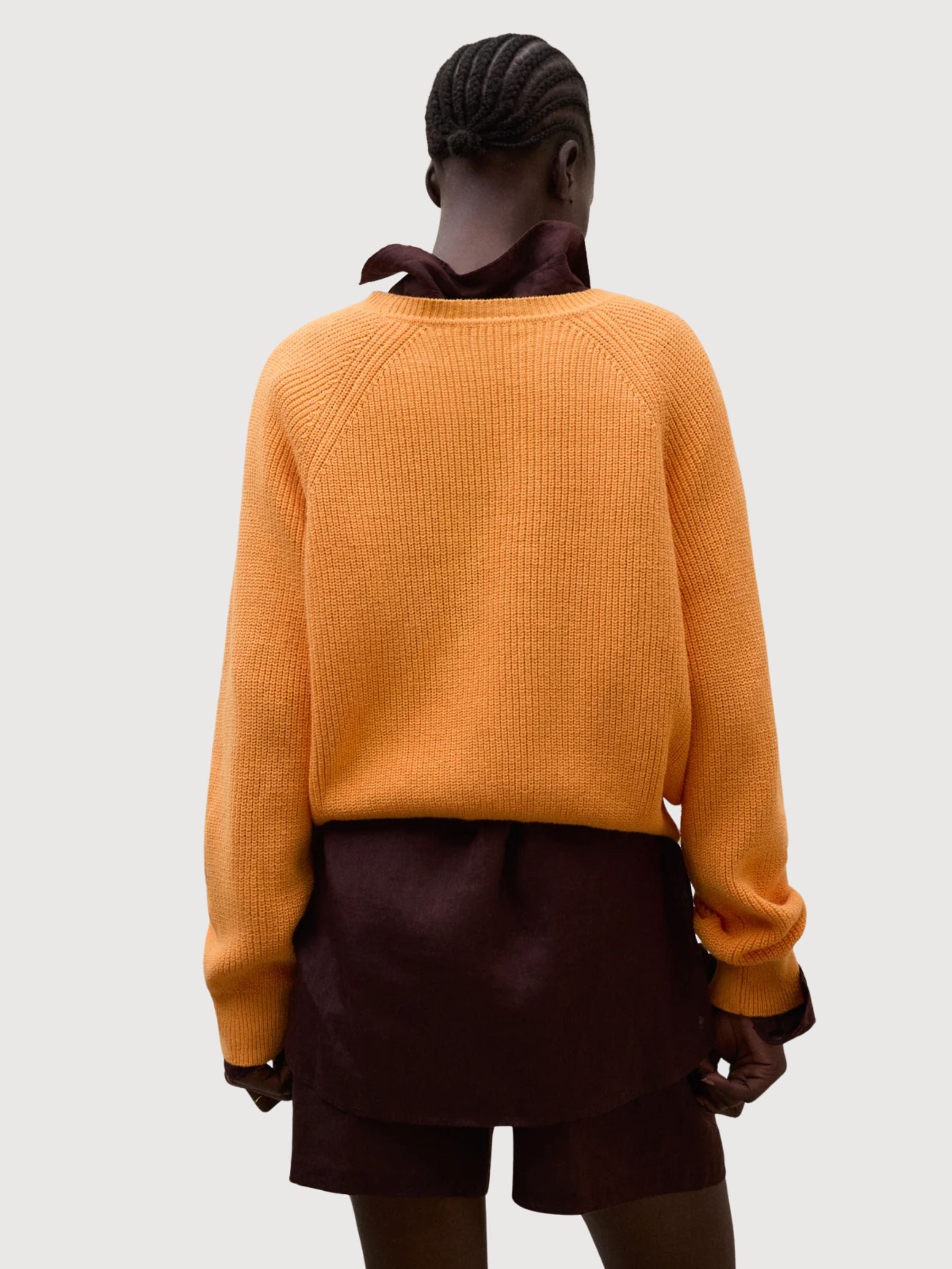 NONI KNIT WOMAN Mandarino | Ecoalf