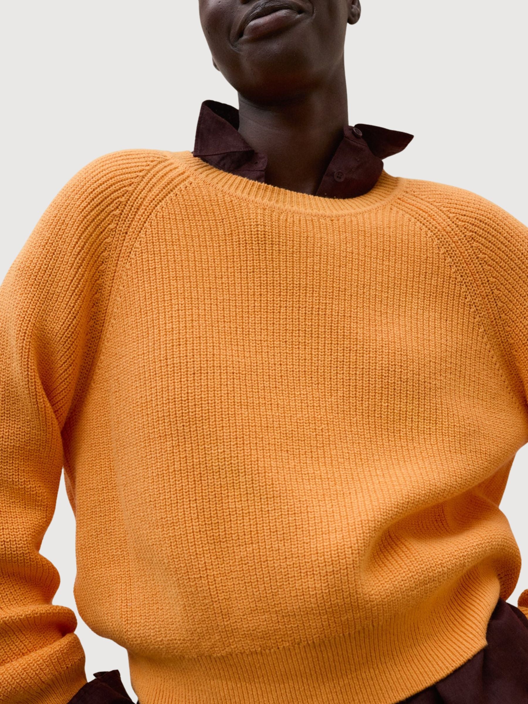 NONI KNIT WOMAN Mandarino | Ecoalf