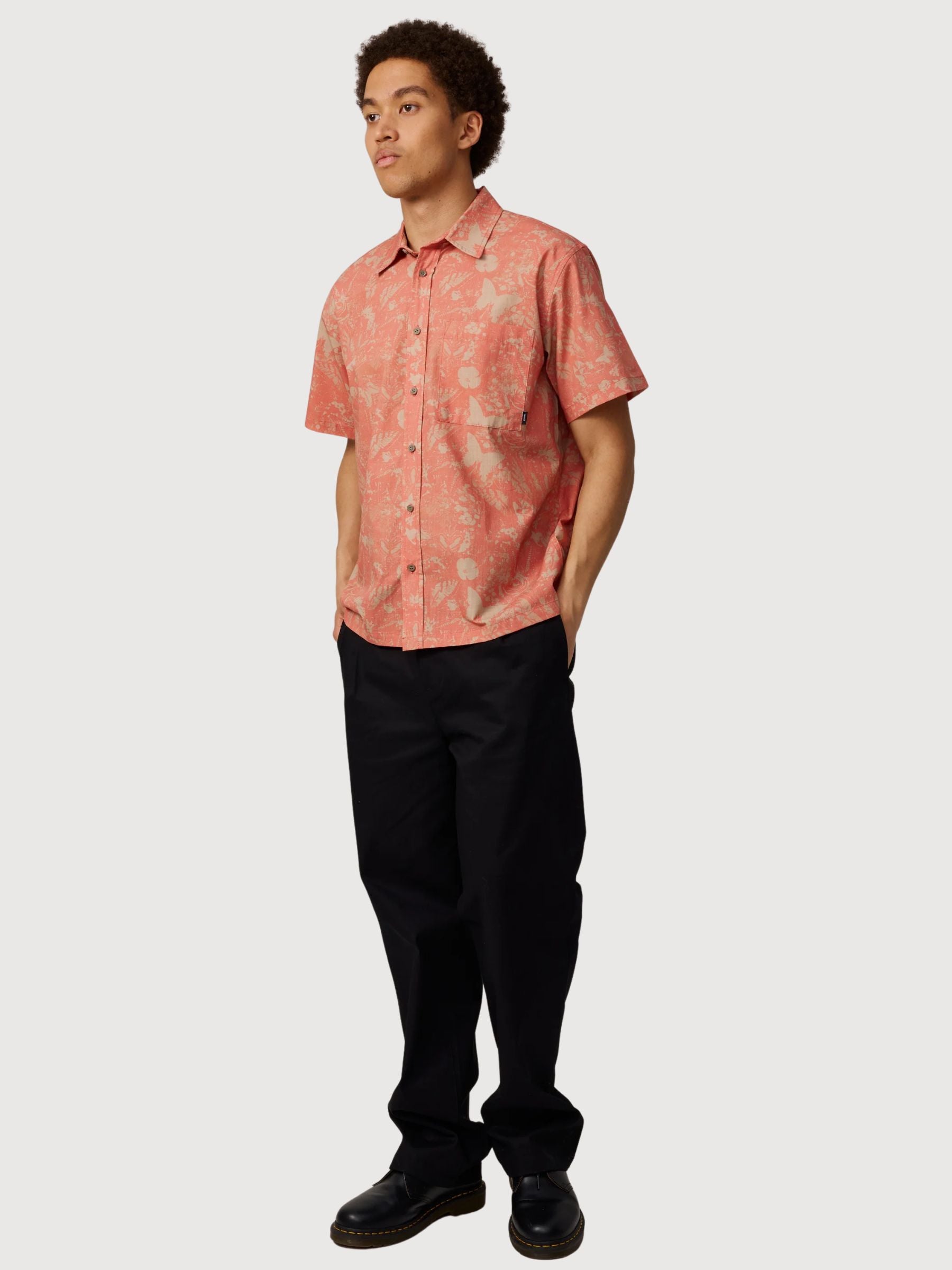 Papillon Shirt Terracotta | Makia
