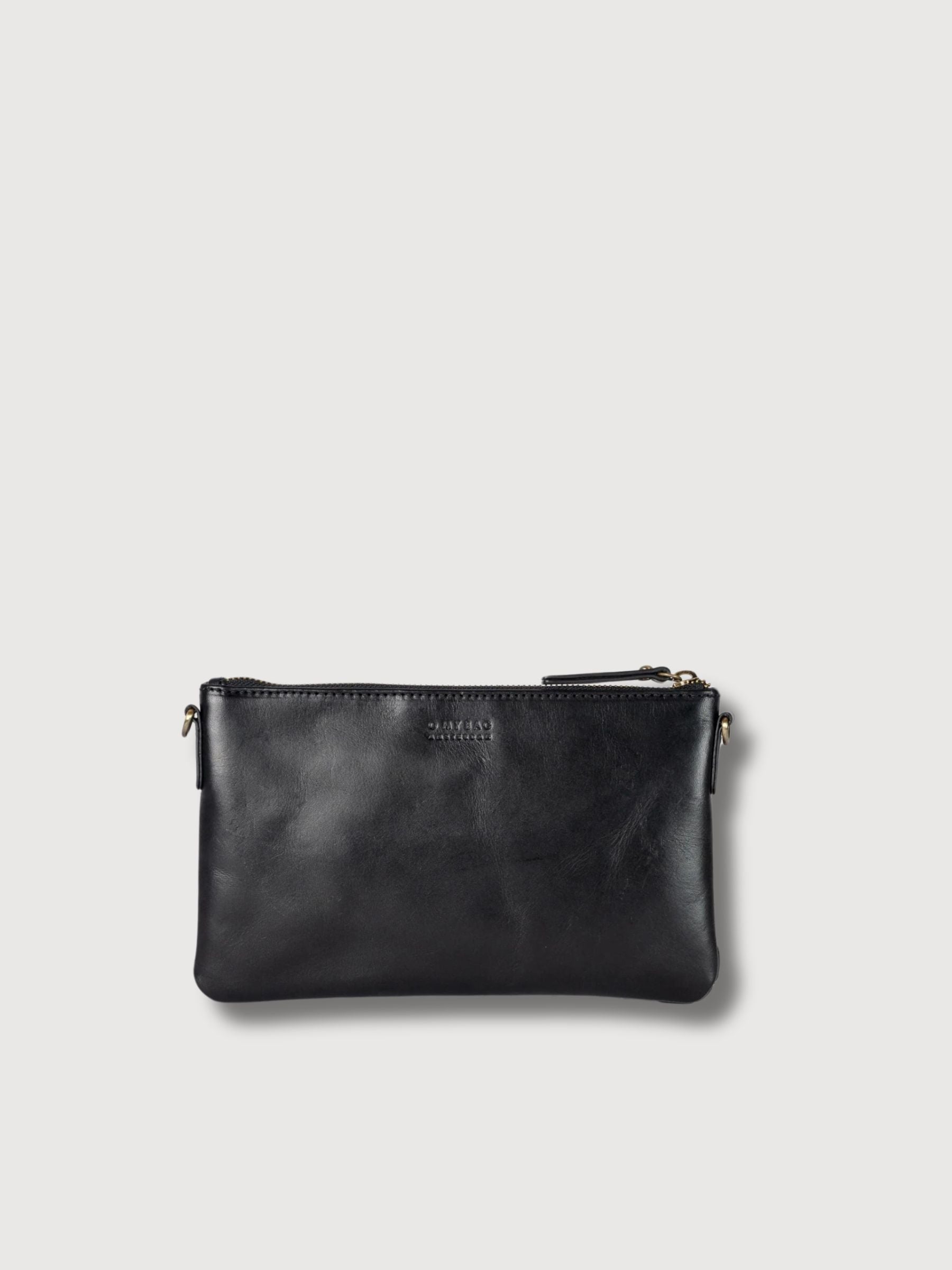 Sacca in pelle tessuta nera lexi | O My Bag