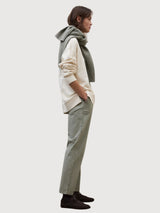 Sweatshirt Storm Woman Ecru Cotton | Ecoalf