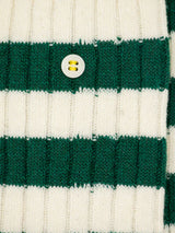 Merino Wool Socks Stripes Green | Alfredo Gonzales