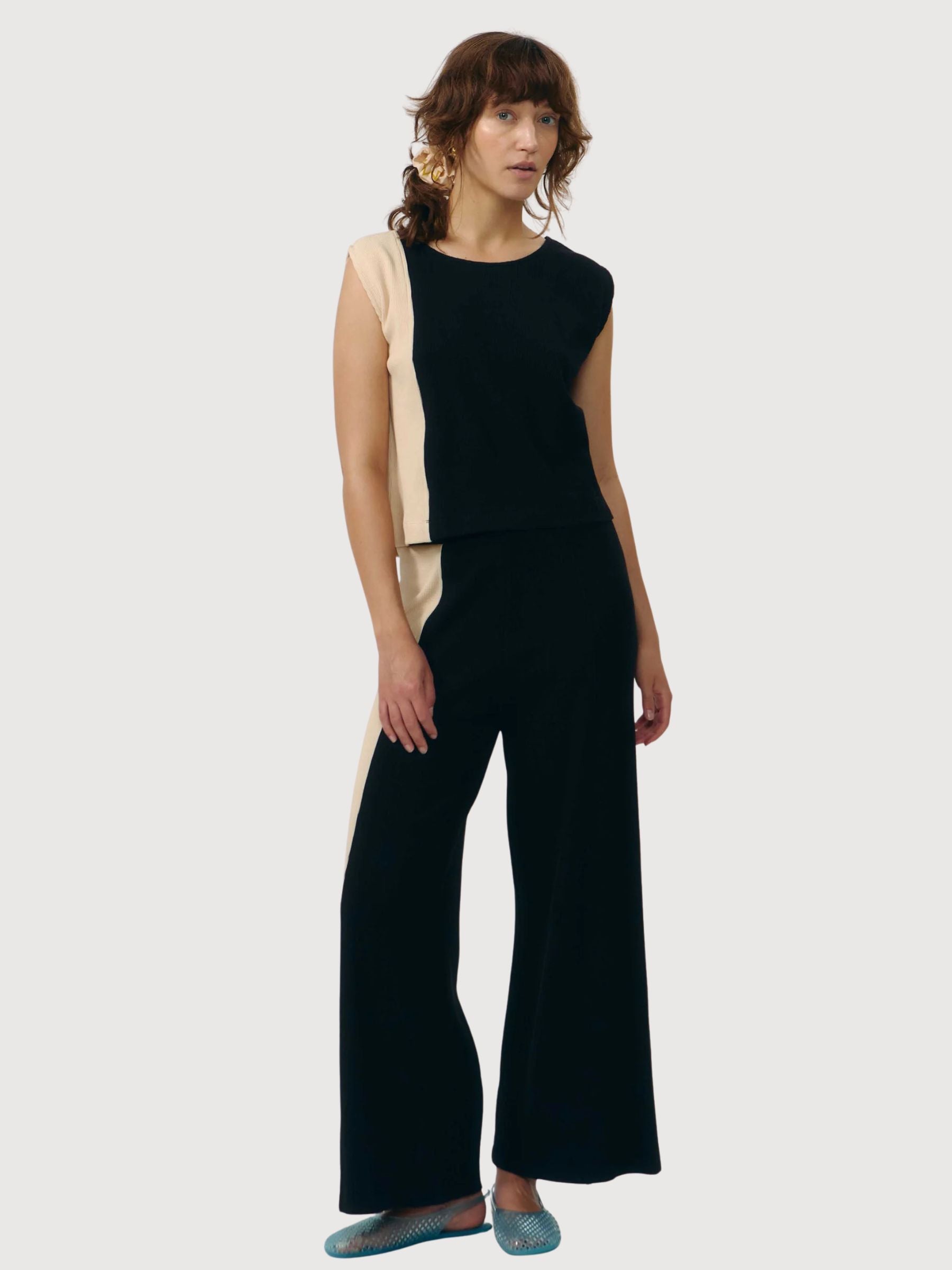 Top Valtea Woman Bicolor Cotton | Suite13lab